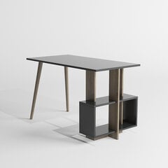 Rakstāmgalds Kalune Design Lagomood Side, brūns/pelēks цена и информация | Компьютерные, письменные столы | 220.lv