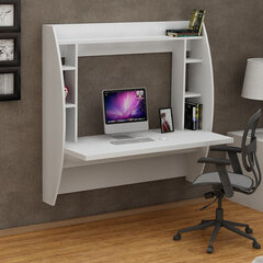 Письменный стол Kalune Design Buglem, белый цена и информация | Компьютерные, письменные столы | 220.lv