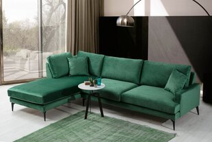 Stūra dīvāns Kalune Design Papira, zaļš cena un informācija | Stūra dīvāni | 220.lv