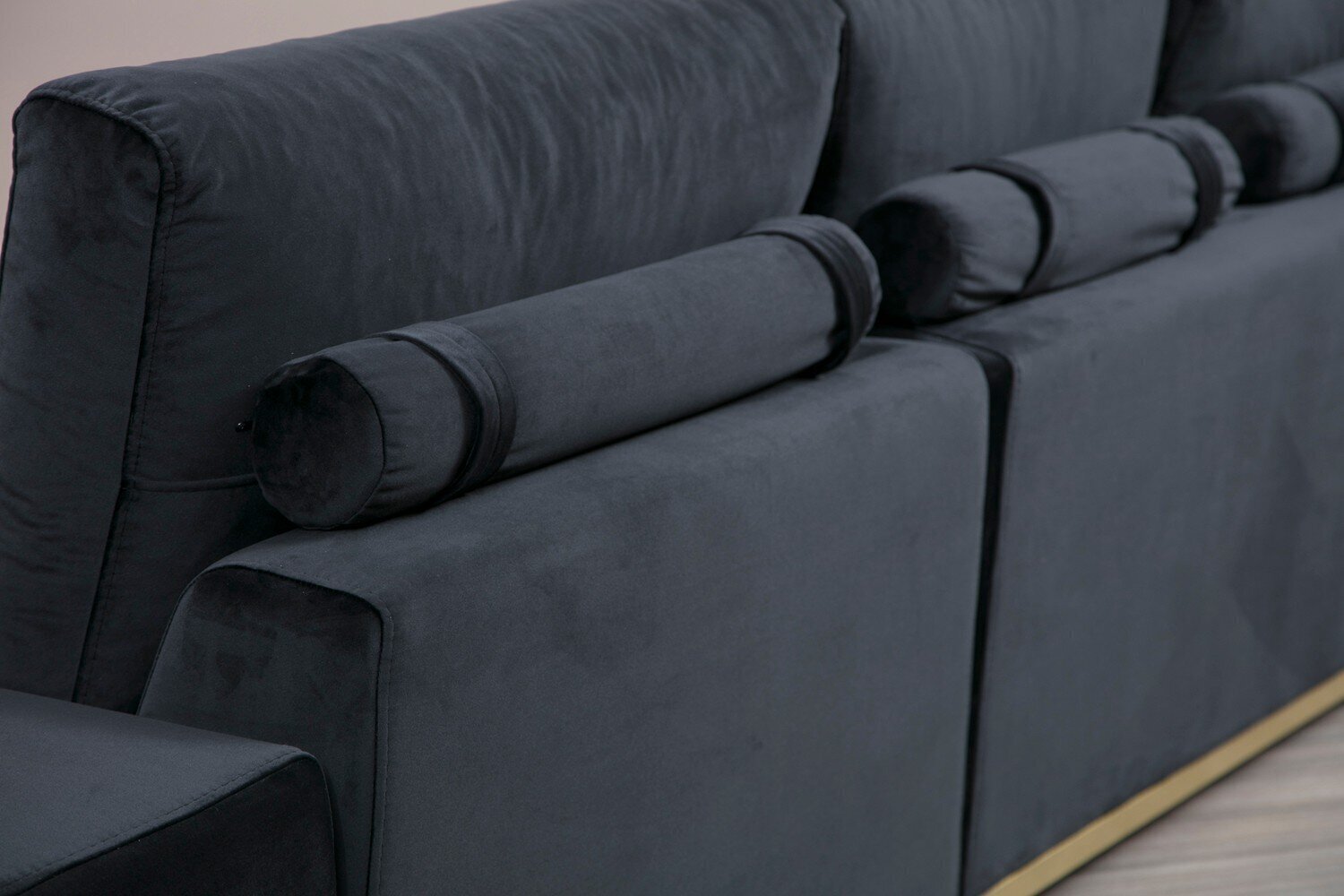 Dīvāns Kalune Design Line, melns cena un informācija | Dīvāni | 220.lv