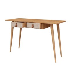 Письменный стол Kalune Design Soomin, коричневый/белый цена и информация | Компьютерные, письменные столы | 220.lv