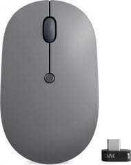 LENOVO GO USB pele, pelēka cena un informācija | Peles | 220.lv