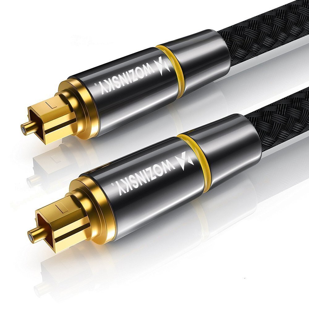 Wozinsky digital optical audio fiber cable Toslink SPDIF WOPT-15, 1.5 m cena un informācija | Savienotājkabeļi | 220.lv