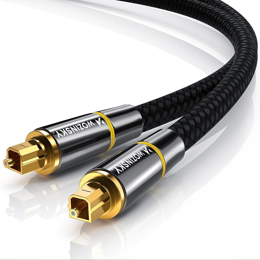 Wozinsky digital optical audio fiber cable Toslink SPDIF WOPT-20, 2 m цена и информация | Savienotājkabeļi | 220.lv