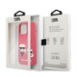 Karl Lagerfeld KLHCP13XSSKCP, piemērots iPhone 13 Pro Max, rozā cena un informācija | Telefonu vāciņi, maciņi | 220.lv