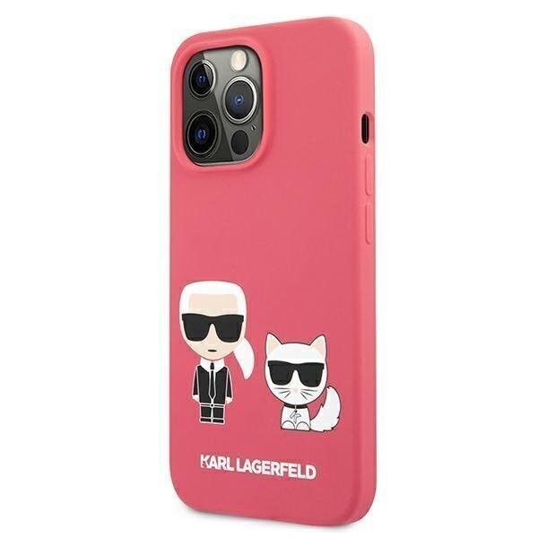 Karl Lagerfeld KLHCP13XSSKCP, piemērots iPhone 13 Pro Max, rozā cena un informācija | Telefonu vāciņi, maciņi | 220.lv