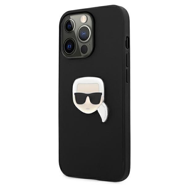 Karl Lagerfeld KLHCP13LPKMK, piemērots iPhone 13 Pro / 13, melns cena un informācija | Telefonu vāciņi, maciņi | 220.lv