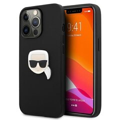 Karl Lagerfeld KLHCP13LPKMK, piemērots iPhone 13 Pro / 13, melns cena un informācija | Telefonu vāciņi, maciņi | 220.lv