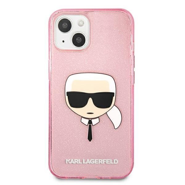 Karl Lagerfeld KLHCP13SKHTUGLP, piemērots iPhone 13 mini, rozā цена и информация | Telefonu vāciņi, maciņi | 220.lv