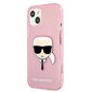Karl Lagerfeld KLHCP13SKHTUGLP, piemērots iPhone 13 mini, rozā cena un informācija | Telefonu vāciņi, maciņi | 220.lv