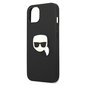 Karl Lagerfeld KLHCP13SPKMK, piemērots iPhone 13 mini, melns цена и информация | Telefonu vāciņi, maciņi | 220.lv