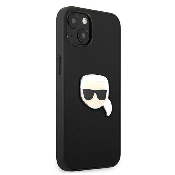 Karl Lagerfeld KLHCP13SPKMK, piemērots iPhone 13 mini, melns цена и информация | Telefonu vāciņi, maciņi | 220.lv