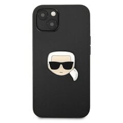 Karl Lagerfeld KLHCP13SPKMK, piemērots iPhone 13 mini, melns cena un informācija | Telefonu vāciņi, maciņi | 220.lv