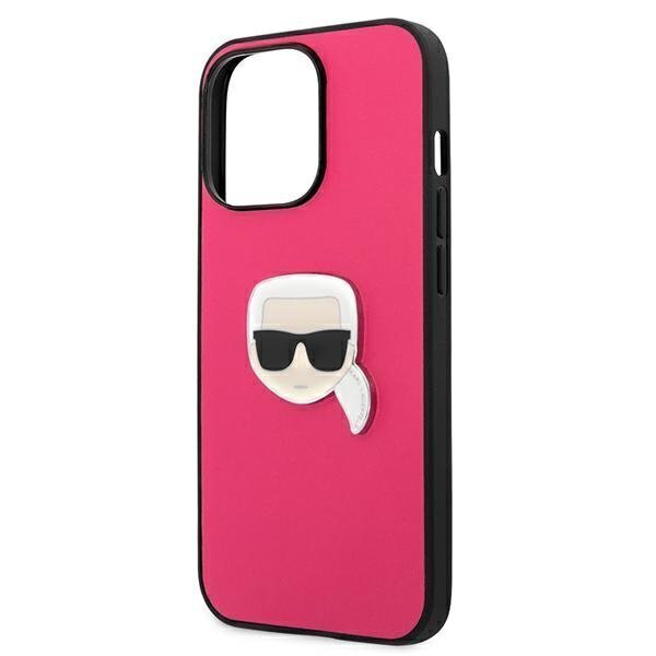Karl Lagerfeld KLHCP13XPKMP, piemērots iPhone 13 Pro Max, rozā cena un informācija | Telefonu vāciņi, maciņi | 220.lv