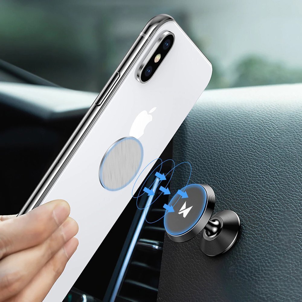 Wozinsky self-adhesive Universal Magnetic Car Mount Phone Holder WMH-05 цена и информация | Auto turētāji | 220.lv