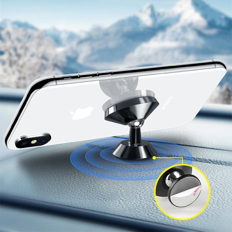 Wozinsky self-adhesive Universal Magnetic Car Mount Phone Holder WMH-05 cena un informācija | Auto turētāji | 220.lv