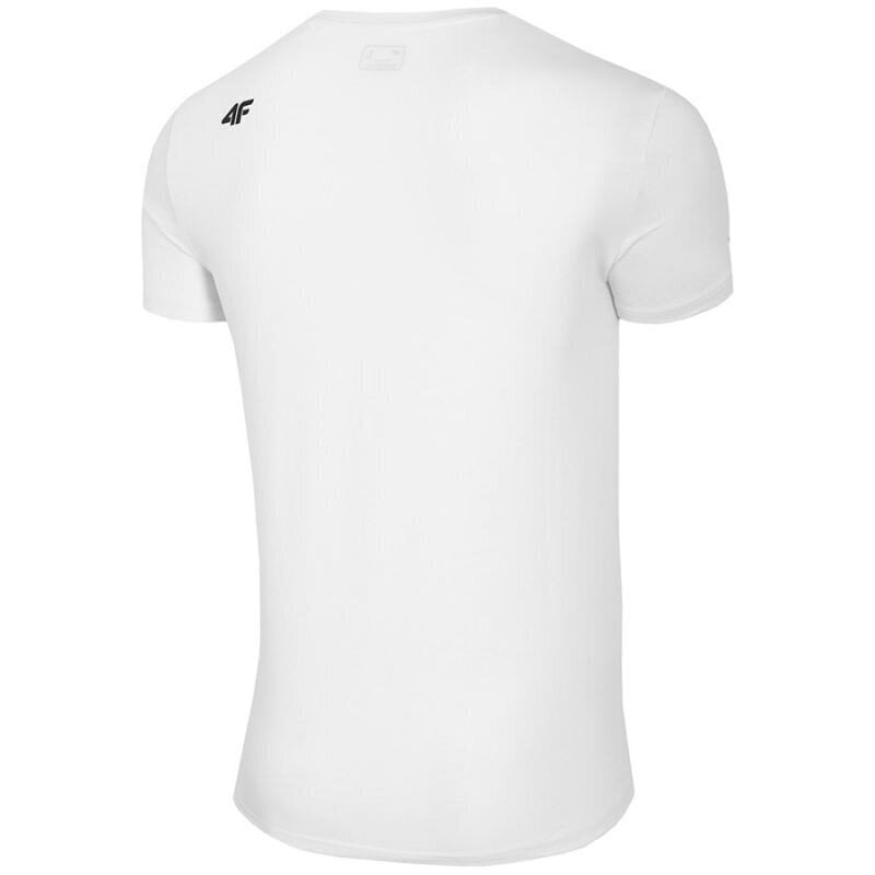 Vīriešu sporta T-krekls 4F M H4Z20TSM025 10AS, balts cena un informācija | Sporta apģērbs vīriešiem | 220.lv