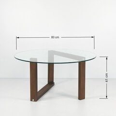 Кофейный столик Kalune Design S300, коричневый цена и информация | Журнальные столики | 220.lv