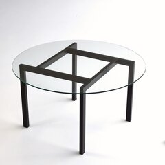 Kafijas galdiņš Kalune Design Balance 2, melns cena un informācija | Žurnālgaldiņi | 220.lv