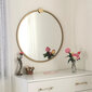 Spogulis Kalune Design Ayna A708, zeltainas krāsas cena un informācija | Spoguļi | 220.lv