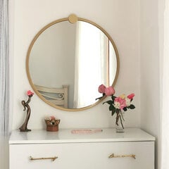 Зеркало Kalune Design Ayna A708, золотистого цвета цена и информация | Зеркальца | 220.lv