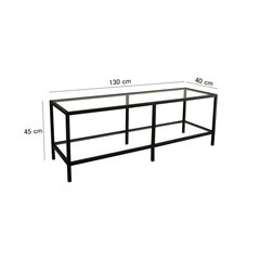 TV galdiņš Kalune Design Basic TV500, melns cena un informācija | TV galdiņi | 220.lv