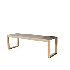 ТВ столик Kalune Design Via, коричневый цена и информация | Тумбы под телевизор | 220.lv