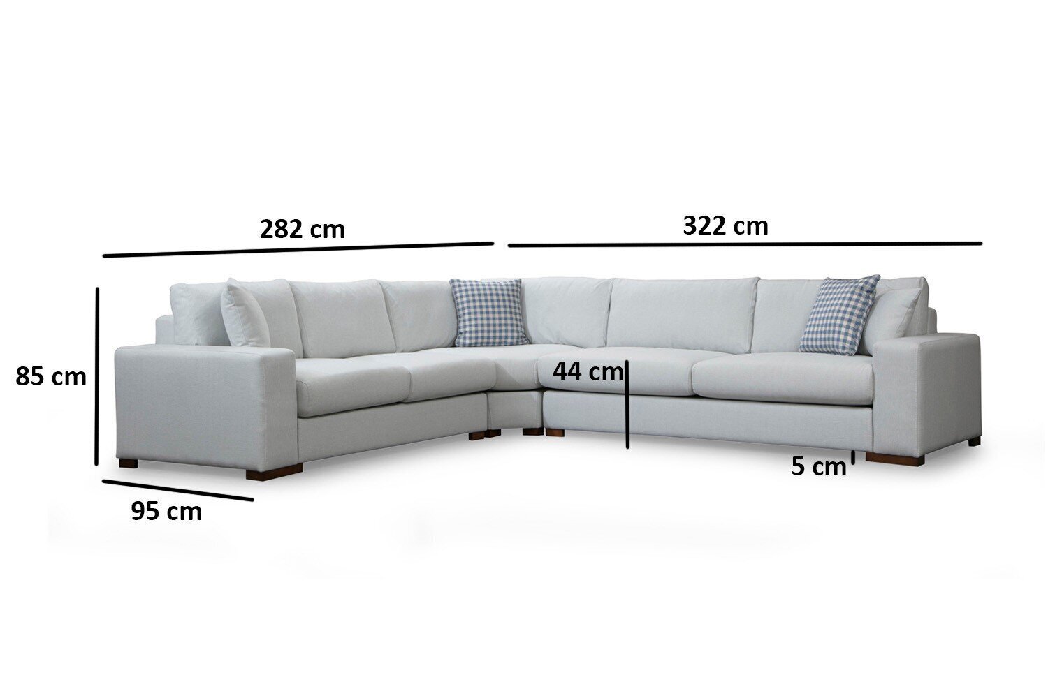 Stūra dīvāns Kalune Design Loop 20, smilškrāsas цена и информация | Stūra dīvāni | 220.lv