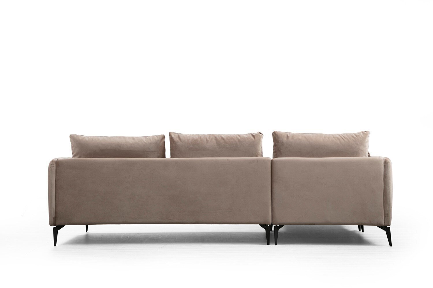 Stūra dīvāns Kalune Design Felix, smilškrāsas цена и информация | Stūra dīvāni | 220.lv
