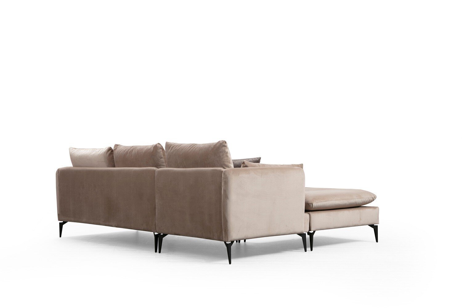 Stūra dīvāns Kalune Design Felix, smilškrāsas цена и информация | Stūra dīvāni | 220.lv