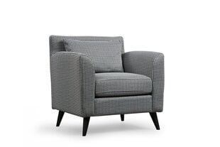 Krēsls Kalune Design Nordic, melns/balts цена и информация | Кресла в гостиную | 220.lv