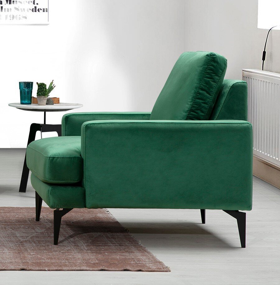 Krēsls Kalune Design Papira, zaļš cena un informācija | Atpūtas krēsli | 220.lv