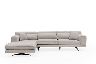 Stūra dīvāns Kalune Design Jivago, smilškrāsas cena un informācija | Stūra dīvāni | 220.lv