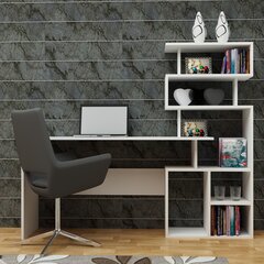 Письменный стол Kalune Design Next, белый цена и информация | Компьютерные, письменные столы | 220.lv