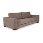 Trīsvietīgs dīvāns Kalune Design Nplus, brūns cena un informācija | Dīvāni | 220.lv