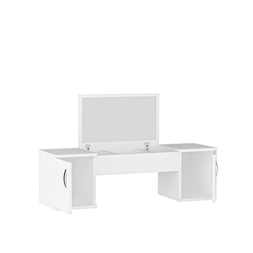 Tualetes galdiņš Kalune Design Mercan, balts cena un informācija | Kosmētikas galdiņi | 220.lv