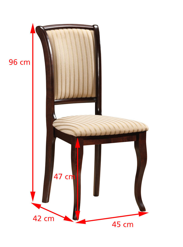 2 krēslu komplekts MN-SC cena un informācija | Virtuves un ēdamistabas krēsli | 220.lv