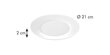 Tescoma deserta šķīvis, 21 cm, balts cena un informācija | Trauki, šķīvji, pusdienu servīzes | 220.lv