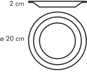 Tescoma deserta šķīvis, 20 cm, balts цена и информация | Посуда, тарелки, обеденные сервизы | 220.lv