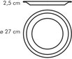 Tescoma šķīvis, 27 cm, balts цена и информация | Trauki, šķīvji, pusdienu servīzes | 220.lv