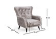 Krēsls Kalune Design Polyanna, brūns cena un informācija | Atpūtas krēsli | 220.lv