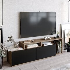 TV galdiņš Kalune Design Nexera, brūns/melns cena un informācija | TV galdiņi | 220.lv