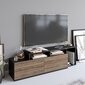 TV galdiņš Kalune Design Nexera, melns/brūns цена и информация | TV galdiņi | 220.lv