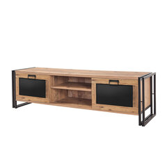 ТВ столик Kalune Design Arcas Norma, коричневый/черный цена и информация | Тумбы под телевизор | 220.lv