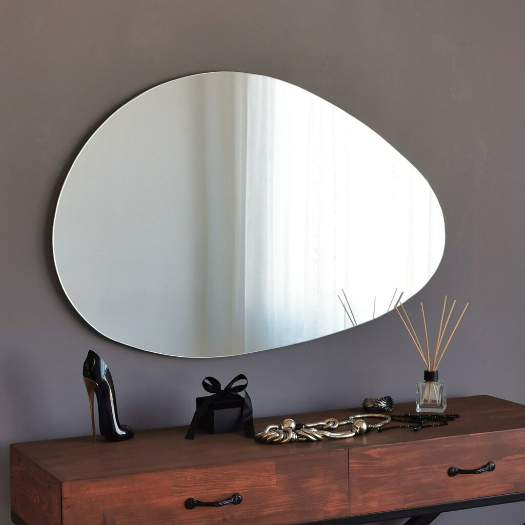 Spogulis Kalune Design Porto Ayna, melns cena un informācija | Spoguļi | 220.lv