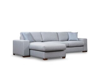 Stūra dīvāns Kalune Design Loop 13, gaiši pelēks цена и информация | Угловые диваны | 220.lv