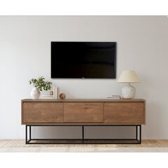 ТВ столик Kalune Design Milo 140, коричневый цена и информация | Тумбы под телевизор | 220.lv