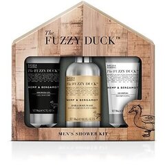 Komplekts Baylis & Harding The Fuzzy Duck vīriešiem: matu un ķermeņa mazgāšanas līdzeklis, 300 ml + dušas želeja, 200 ml + matu šampūns, 200 ml cena un informācija | Dušas želejas, eļļas | 220.lv