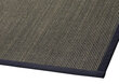 Narma sisalWeave™ gludi austs paklājs LIVOS, melnā/brūnā krāsā - dažādi izmēri, Narma sisalWeave™ silesidusvaip Livos, must/pruun, 80 x 250 cm cena un informācija | Paklāji | 220.lv