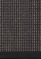 Narma sisalWeave™ gludi austs paklājs LIVOS, melnā/brūnā krāsā - dažādi izmēri, Narma sisalWeave™ silesidusvaip Livos, must/pruun, 100 x 160 cm cena un informācija | Paklāji | 220.lv